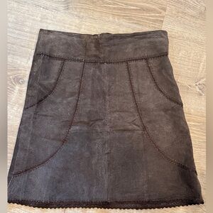 Neutral Zone suede skirt, size Large